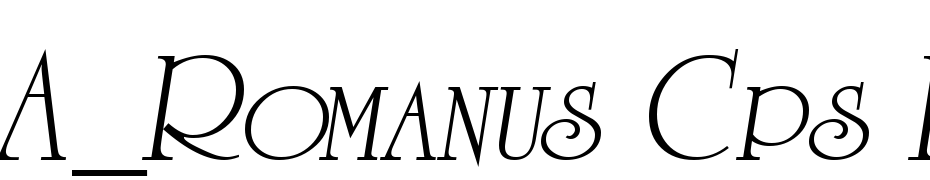 A_Romanus Cps Italic Font Download Free